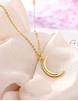 Gold-Plated Moon Necklace Gold-Plated Moon Necklace