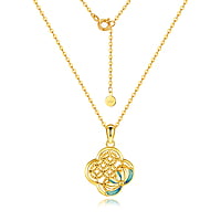 Gold-Plated Bamboo Shadow Necklace Gold-Plated Bamboo Shadow Necklace