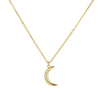 Gold-Plated Moon Necklace Gold-Plated Moon Necklace