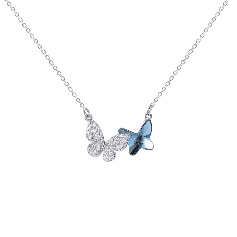 Twin Butterfly Crystal Necklace Twin Butterfly Crystal Necklace