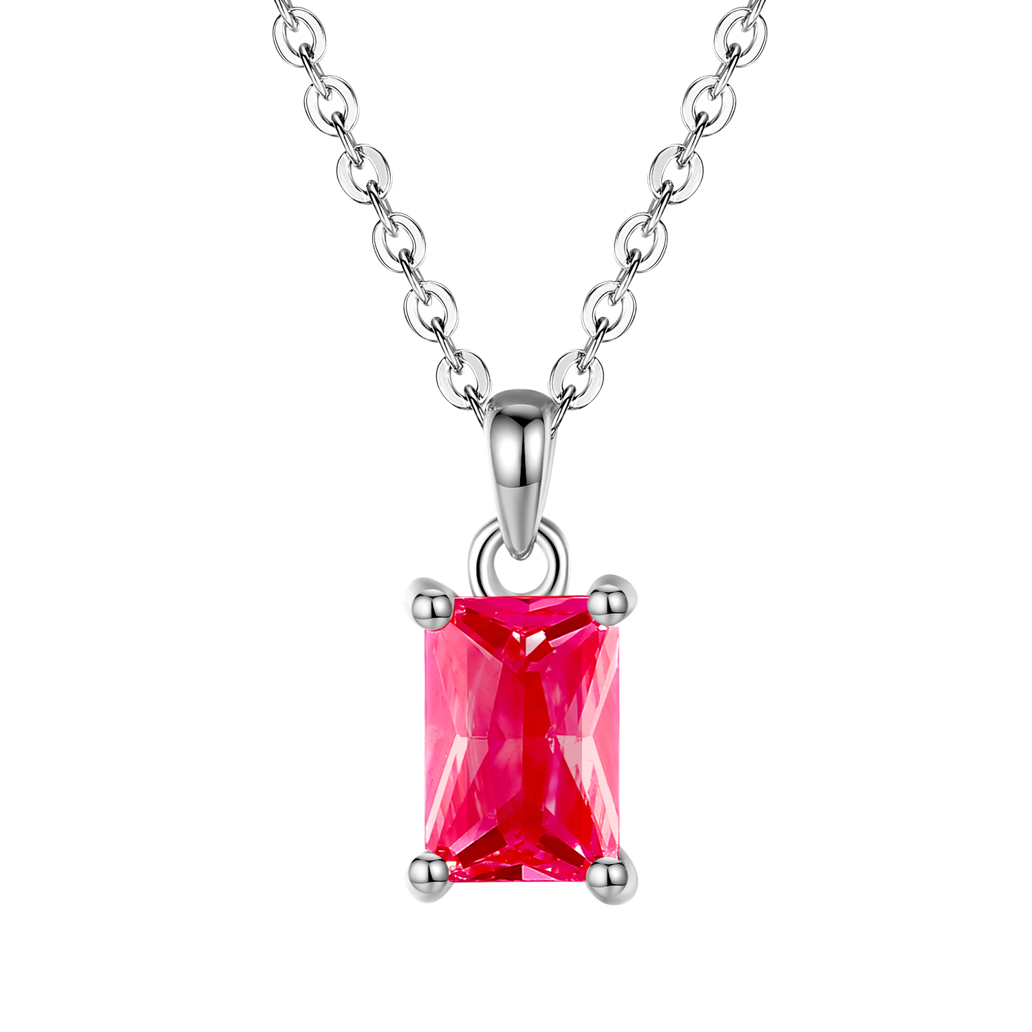 July Birthstone Necklace