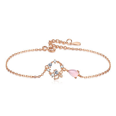 Pink Crystal Bracelet