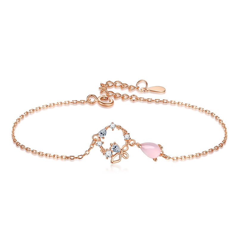 Pink Crystal Bracelet Pink Crystal Bracelet