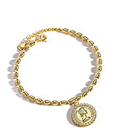 Gold-Plated Queen Elizabeth Bracelet Gold-Plated Queen Elizabeth Bracelet