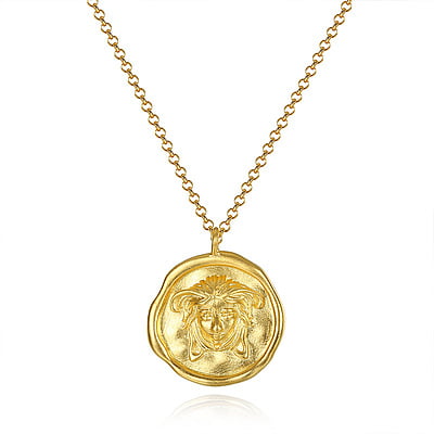 Gold-Plated Guardian Goddess Necklace