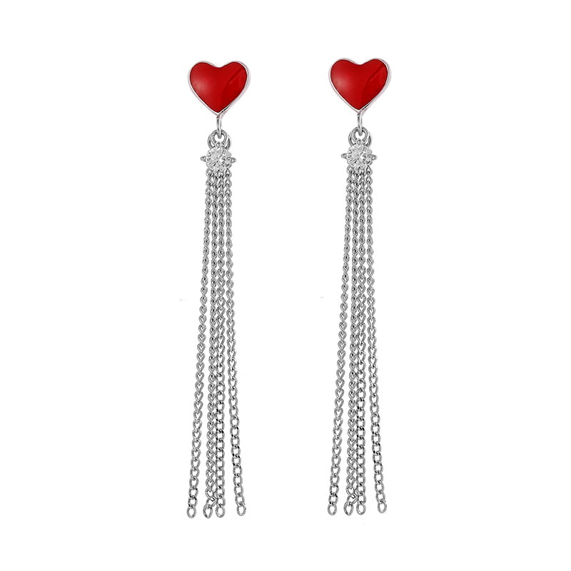 Sterling Silver Heart Earrings