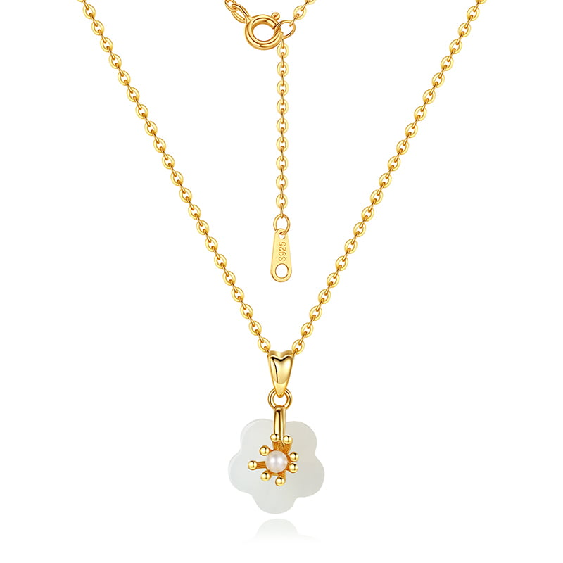 Jade Flower Necklace Jade Flower Necklace
