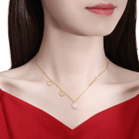 Hearts Aligned Jade Necklace Hearts Aligned Jade Necklace