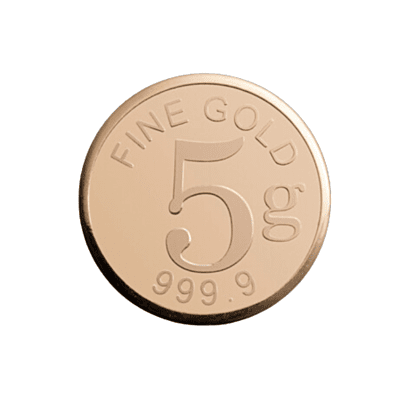 Collectable Gold Coin 5g 14mm